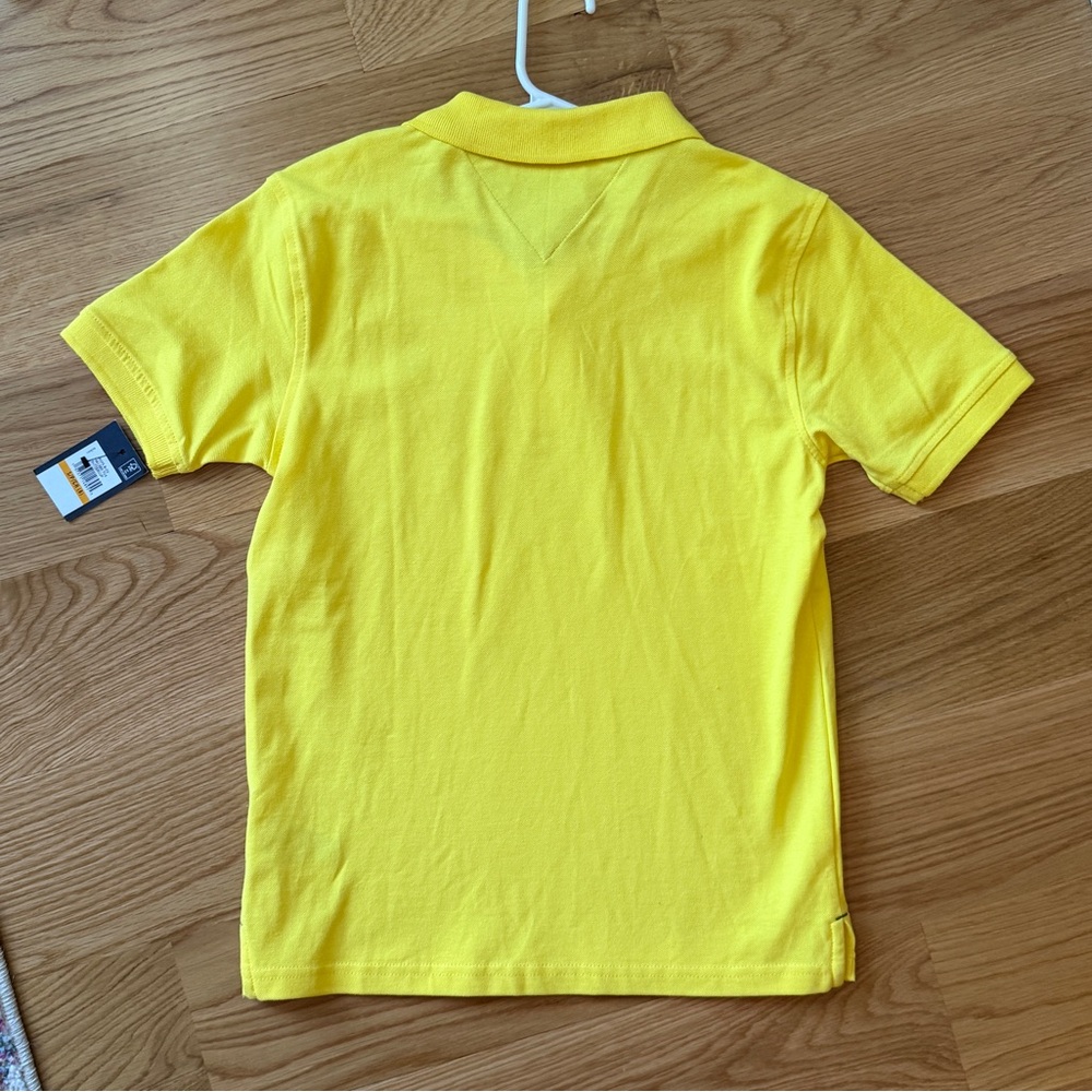 Tommy Hilfiger Kids Yellow Polo Shirt NWT! - Picture 2 of 6